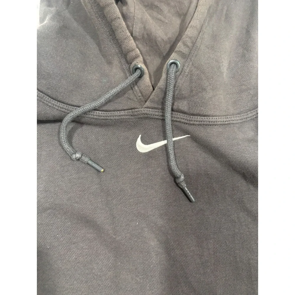 Nike custom Graphic Pullover Hoodie Charcoal Gray XL Mens Sweatshirt
